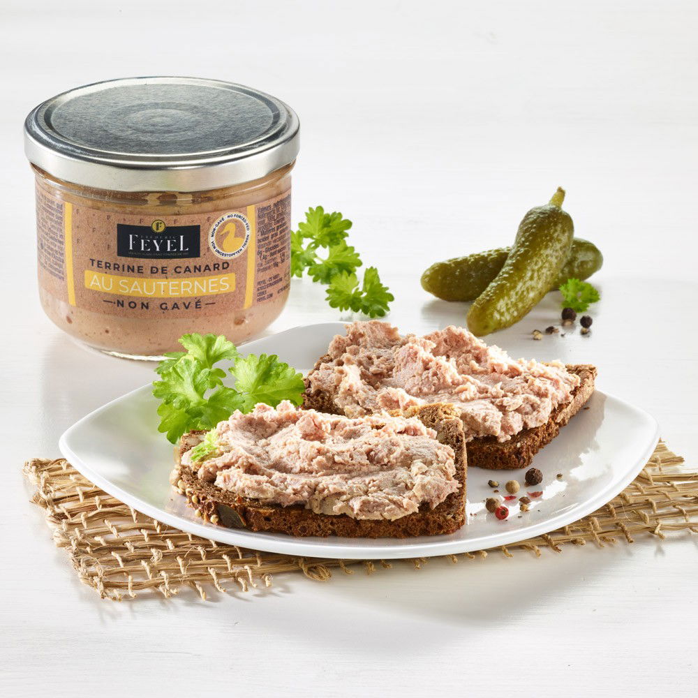 Feyel Enten-Terrine mit Sauternes Wein von Feyel