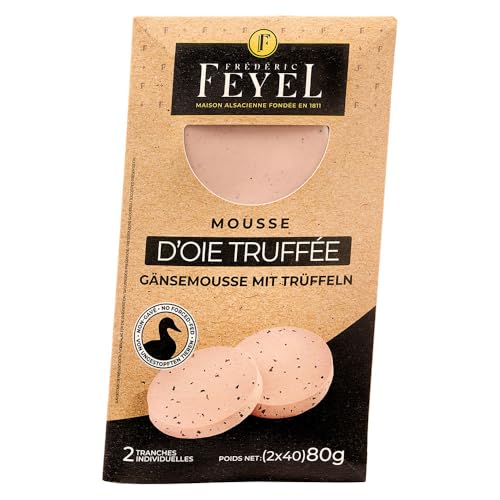 Feyel | Gänse-Mousse | mit Gänsefleisch und Gänseleber | verfeinert mit Trüffeln | 80 g von Feyel