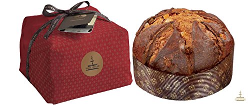 Fiasconaro Handwerklicher Panettone "Tradizionale" mit kandierten Orangenwürfeln und Rosinen in Geschenkverpackung 750g von Fiasconaro