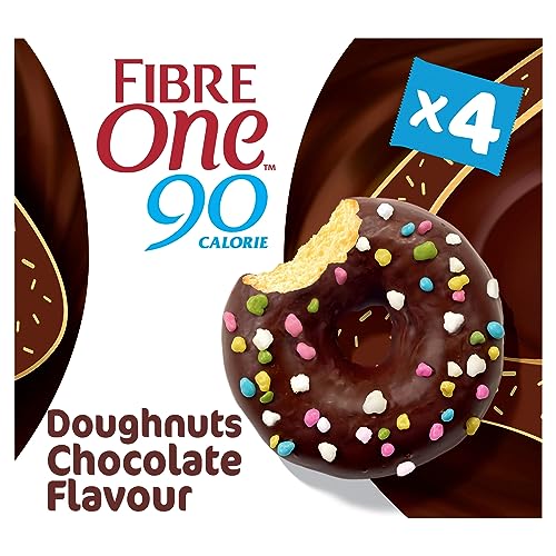 Fibre One Donuts Schokoladengeschmack, 4 x 23 g von Fibre One