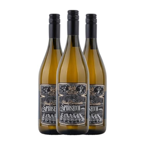 Fidora Civranetta Frizzante Glera Prosecco 75 cl Weißer Sekt (Karton mit 3 Flaschen von 75 cl) von Fidora