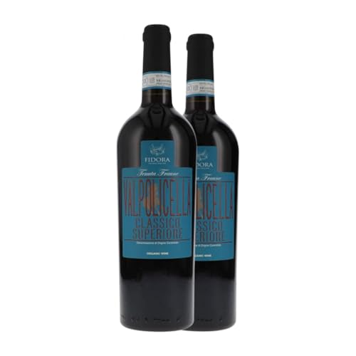 Fidora Fraune Classico Superiore Valpolicella Ripasso 75 cl Rotwein (Karton mit 2 Flaschen von 75 cl) von Fidora