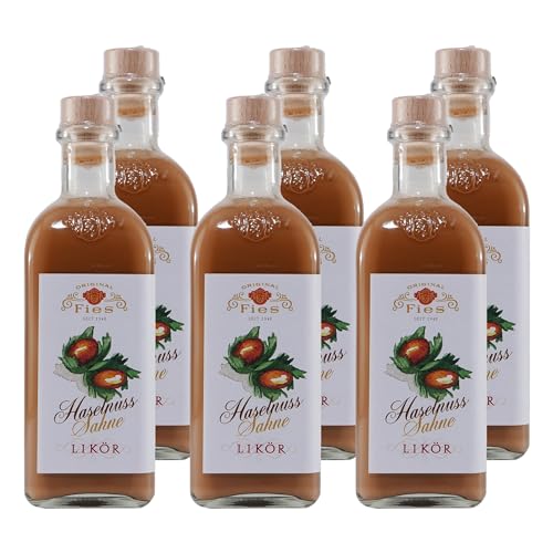 Fies Haselnuss-Sahne Likör (6 x 0,5L) von Fies