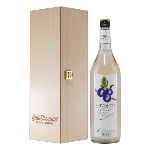 Fies Slivovitz Plum Spirit mit Geschenk-Holzkiste von Fies