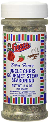 Bolner's Fiesta Extra Fancy Uncle Chris Steak Seasoning, 5.5 Ounces von Fiesta