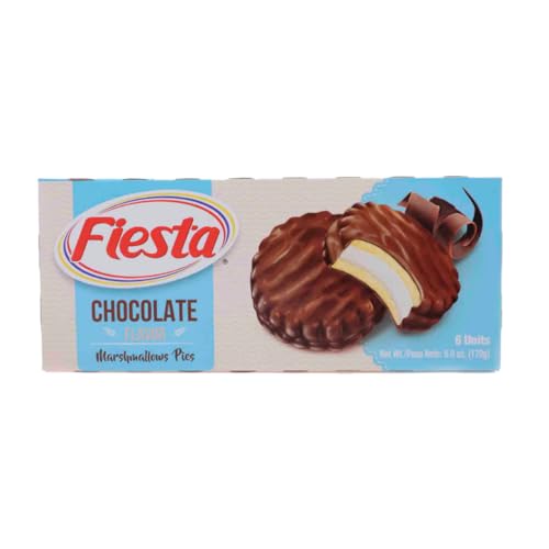 FIESTA: Marshmallow Pies :CHOCOLATE, 6 units, each individually wrapped von Fiesta