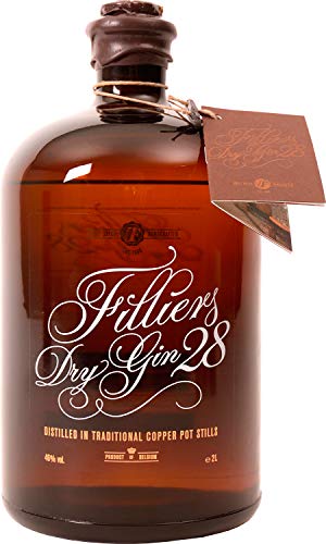 Filliers Dry Gin 28-2,0l Großflasche von Fillier