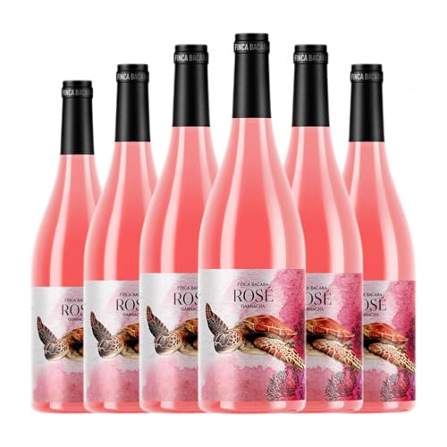 Finca Bacara Rosé Grenache Jumilla 75 cl Rosé-Wein (Karton mit 6 Flaschen von 75 cl) von Finca Bacara