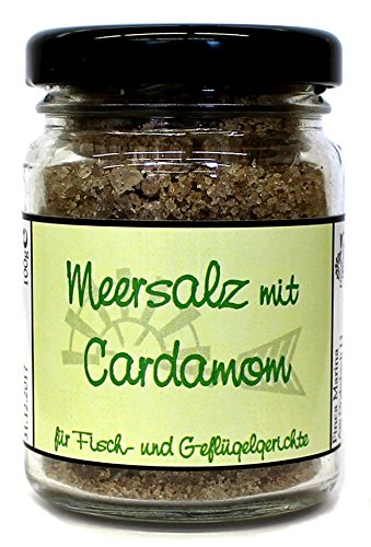 Meersalz mit Cardamom 90g aus der Finca Marina Gewürzmanufaktur von Finca Marina