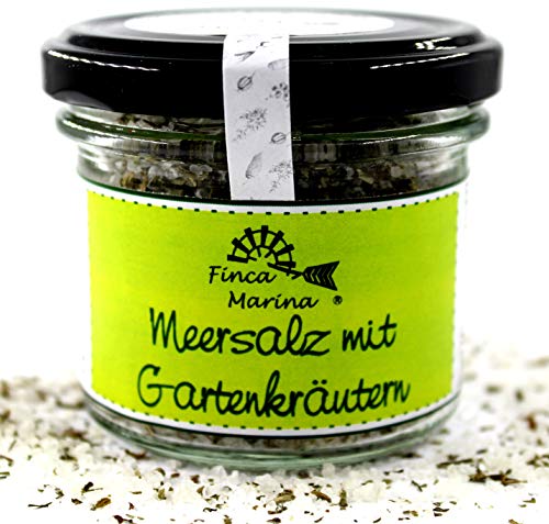 Meersalz mit Gartenkräutern 80g aus der Finca Marina Gewürzmanufaktur von Finca Marina