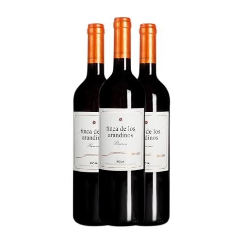 Finca de Los Arandinos Tempranillo Rioja Reserve 75 cl (Schachtel mit 3 Flaschen von 75 cl) von Distribuidor