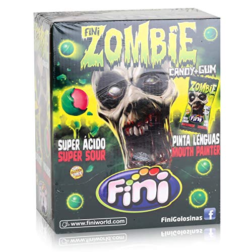 Fini Zombie - Candy Gum - Box mit 200 Kaugummi-Bonbons einzeln verpackt von Casa del Dolce