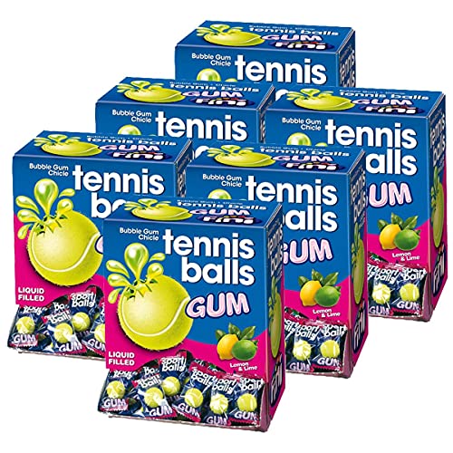 Booom Bubble Gum Sports Tennis 200 Stk. im Displaykarton (6er Pack) von Fini