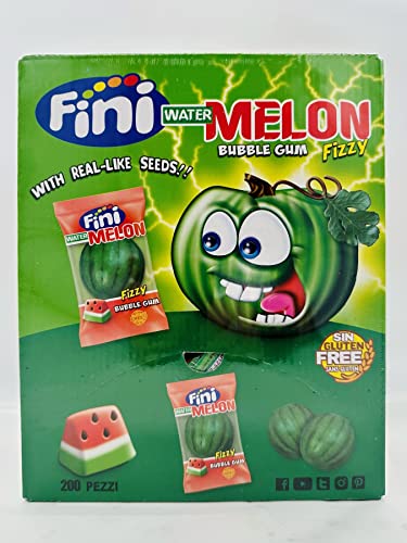 Fini Melon Bubblegum Fizzy 200St. 1,1kg von Fini