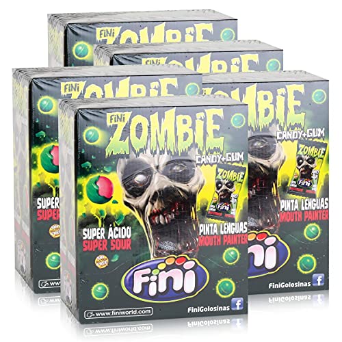 Tri Fini Zombie Candy & Gum Kaugummis 200 Stück in der Box (5er Pack) von Fini