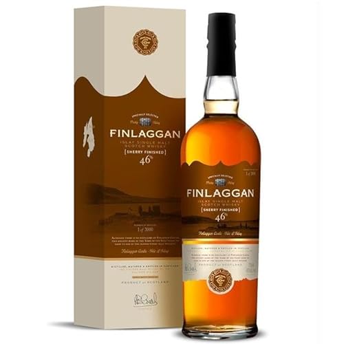 FINLAGGAN ISLAY SCOTCH WHISKY SHERRY WOOD FINISH CASK 70 CL IN CASE von Finlaggan