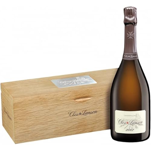 Lanson Champagner Clos Jahrgang 2007 limitiert auf 8000 Flaschen in Geschenk - Holzkiste inkl Schutz inkl Geschenk von Finoo