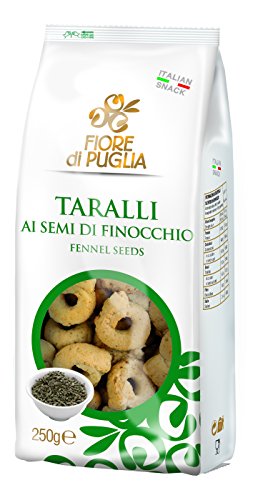 Fiore di Puglia Taralli mit Fencel Samen ,250g von Fiore di Puglia