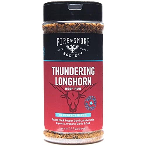 Fire & Smoke KHRM00372914 Thundering Longhorn Beef Rub, 473 ml von ARTSTAR