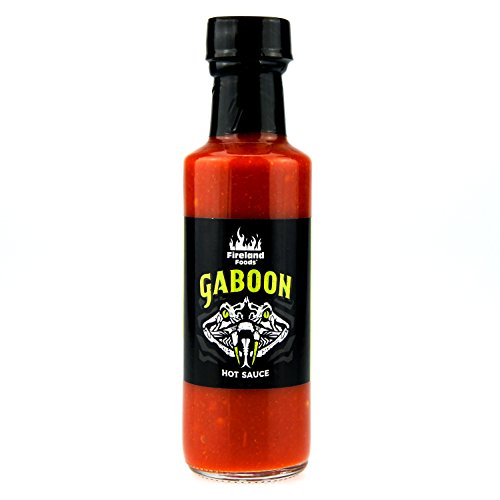 Fireland Foods - Gaboon Hot-Sauce - Mit der schärfsten Chili der Welt - Carolina Reaper und Moruga - 100ml von Fireland Foods