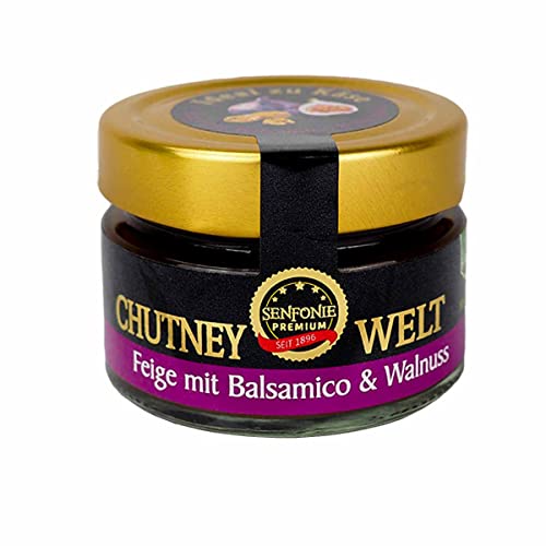 Chutney Feige mit Balsamico und Walnuss Premium 120g // Feinkost Soße // Feinkost Geschenk von Firlefantastisch Der Partyshop