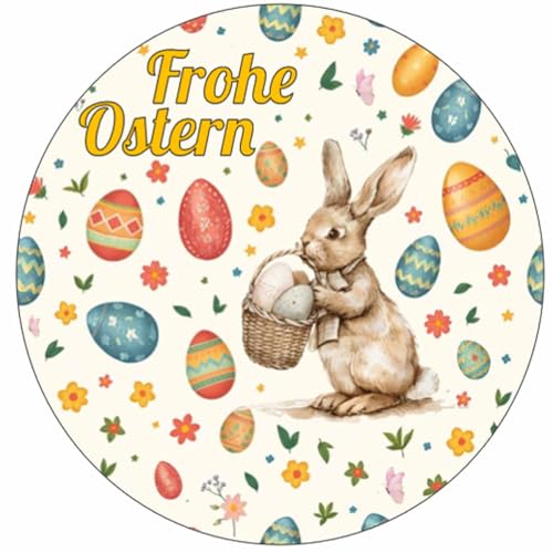 Essbarer Tortenaufleger * OSTERN * // Kuchendekoration Ostern //20cm Durchmesser (Oblatenpapier) von Firlefantastisch Der Partyshop