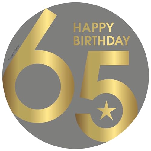 Essbarer Tortenaufleger 60. Geburtstag // Kuchendekoration 60. Geburtstag // 60. Geburtstag Tortendekoration (Grau) von Firlefantastisch Der Partyshop