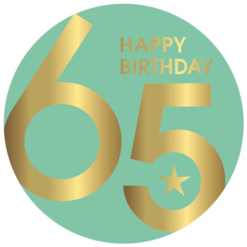 Essbarer Tortenaufleger 60. Geburtstag // Kuchendekoration 60. Geburtstag // 60. Geburtstag Tortendekoration (Grün) von Firlefantastisch Der Partyshop