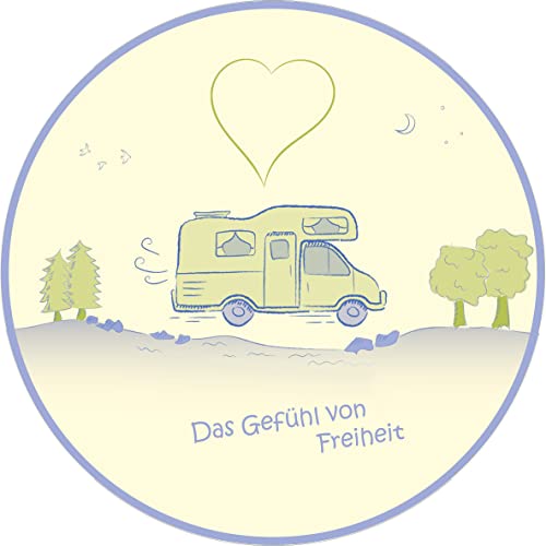 Essbarer Tortenaufleger Wohnmobil 20cm Durchmesser // Aufleger Wohnmobil Kuchen // Tortenaufleger Wohnmobilkuchen von Firlefantastisch Der Partyshop