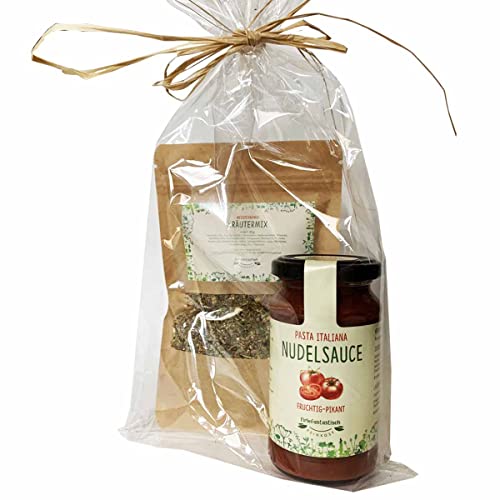 Nudelsauce Und Kräutermix (Feinkostgeschenk Zur Pasta) von Firlefantastisch