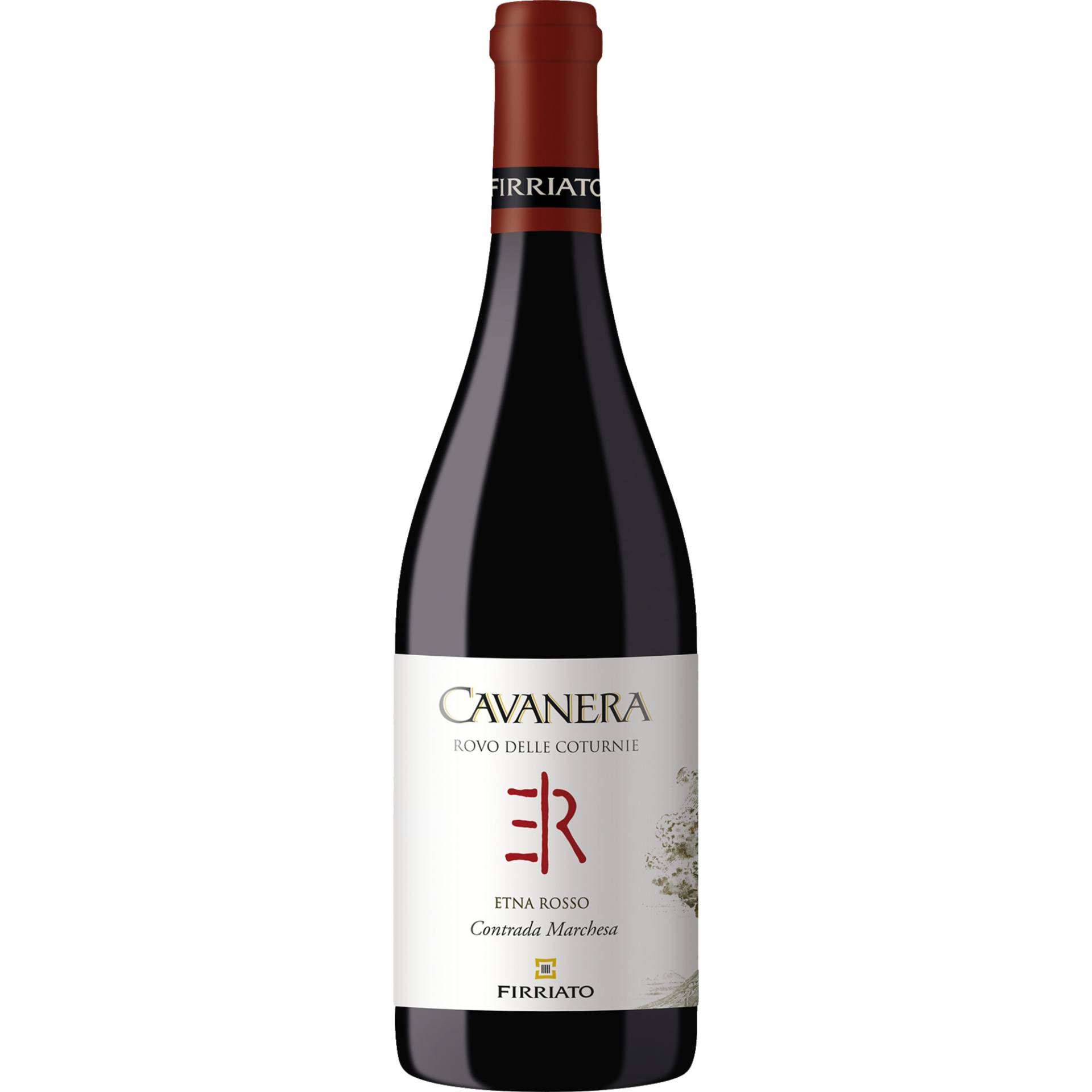 Cavanera rosso, Etna DOC, Sizilien, 2020, Rotwein von Firriato Distribuzione s.r.l., IT-91027 Paceco