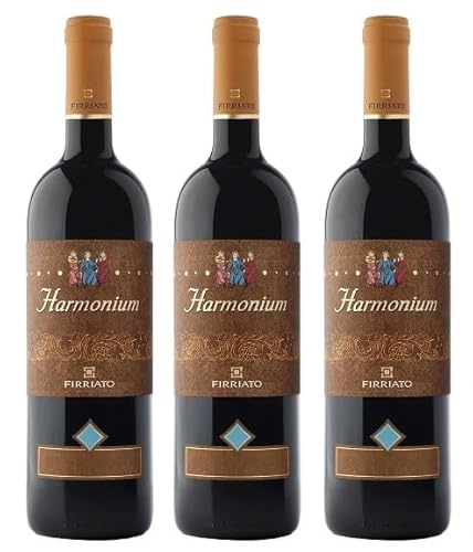 3x 0,75l - 2020er - Firriato - Harmonium - Sicilia D.O.P. - Sizilien - Italien - Rotwein trocken von Firriato