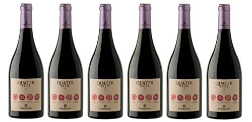 6x 0,75l - 2020er - Firriato - Quater Vitis - Rosso - Terre Siciliane I.G.P. - Sizilien - Italien - Rotwein trocken von Firriato