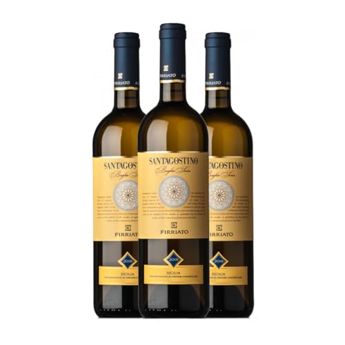 Firriato Santagostino Baglio Sorìa Bianco Sicilia 75 cl Weißwein (Karton mit 3 Flaschen von 75 cl) von Firriato