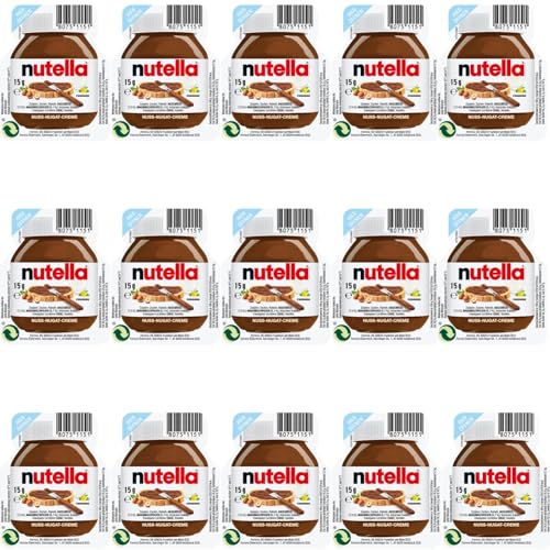 15 x 15g Nutella Portionspackungen für ein perfektes Frühstück - Ein Bundle von FISGUS® - krass-shoppen-de von FisGus
