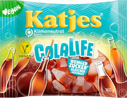 24 Sorten Katjes VEGANES Fruchtgummi - selbst zusammenstellen - ab 1 Tüte - Ein Angebot von FISGUS® by krass-shoppen-de (Colalife (160g)) von FisGus