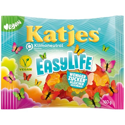 24 Sorten Katjes VEGANES Fruchtgummi - selbst zusammenstellen - ab 1 Tüte - Ein Angebot von FISGUS® by krass-shoppen-de (Easylife (160g)) von FisGus