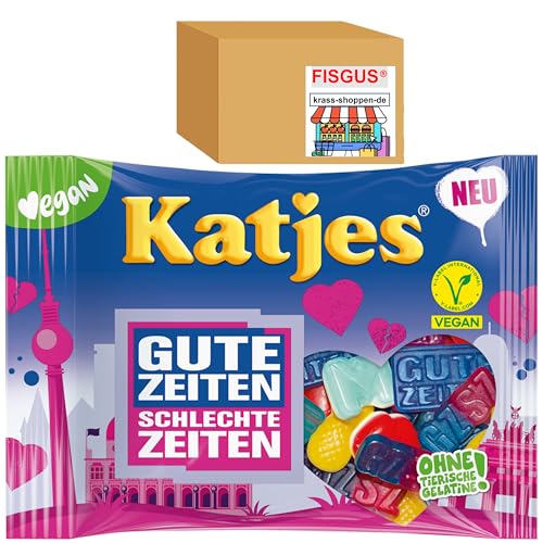 24 Sorten Katjes VEGANES Fruchtgummi - selbst zusammenstellen - ab 1 Tüte - Ein Angebot von FISGUS® by krass-shoppen-de (GZSZ) von FisGus