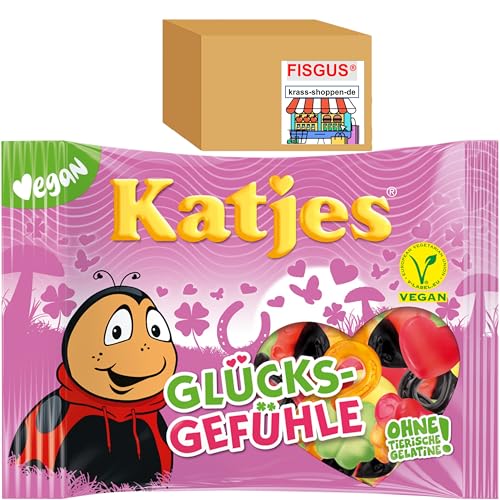 24 Sorten Katjes VEGANES Fruchtgummi - selbst zusammenstellen - ab 1 Tüte - Ein Angebot von FISGUS® by krass-shoppen-de (Glücksgefühle) von FisGus