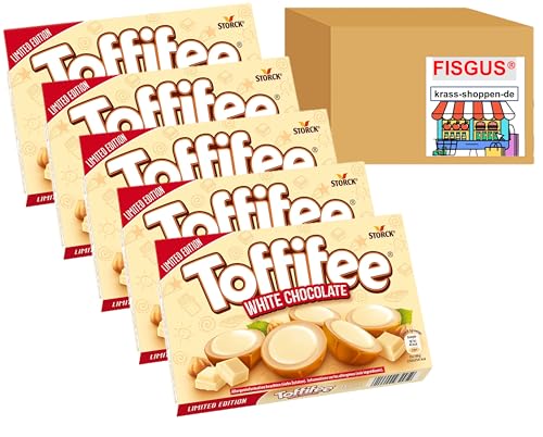 5 x 125g Weiße Toffifee - Limited Edititon - Zusammengestellt von FISGUS® by krass-shoppen-de von FisGus