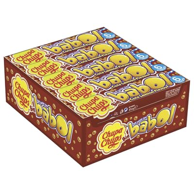 Big Babol Chupa Chups - Kaugummi mit Spaßgarantie - 3 Sorten - jeweils 20 x 27,6g - Tutti Frutti - Zungenmaler - Cola-Lemon (Cola Lemon) von FisGus