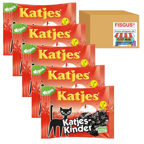 Ein Angebot, zusammengestellt von FISGUS® by krass-shoppen-de - 5 x 175g Katjes Kinder = 0,875 KG von FisGus