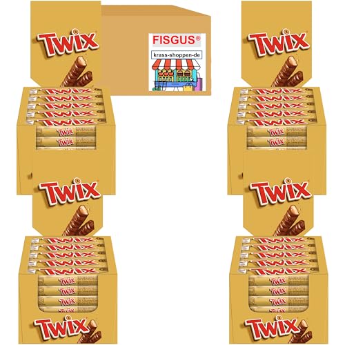 Ein Angebot von FISGUS® by krass-shoppen-de - Händlerpaket - 4 x 25 x 50g Twix im Thekendisplay - 100 Stück = 5,0 KG von FisGus