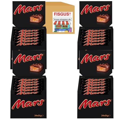 Ein Angebot von FISGUS® by krass-shoppen-de - Händlerpaket Marken Schoko Riegel - 4 x 24 x 51g = 96 Stück = 4,896 KG von FisGus