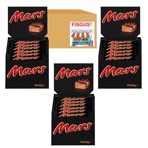 Ein Angebot von FISGUS® by krass-shoppen-de - Händlerpaket Mars Riegel - 3 x 24 x 51g von FisGus