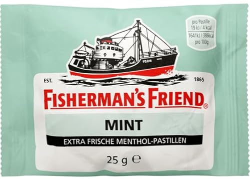 Fishermans Friend - Viele Sorten, auch die, die es in Deutschland nicht gibt. FISGUS - krass-shoppen-de (Mint mit Zucker) von FisGus