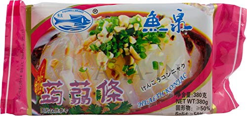 Konjak Nudeln Shirataki Vermicelli Streifen #5 von Fish Well 190g China von Fish Well