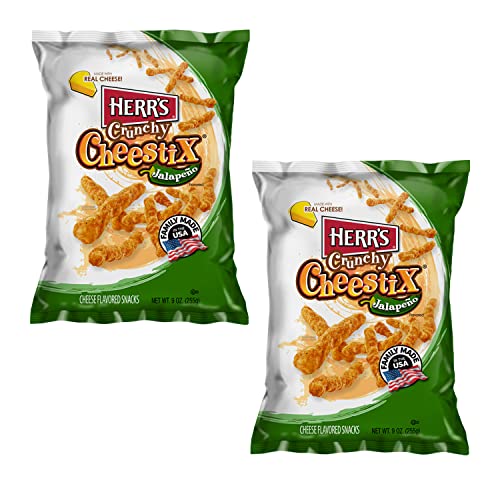 Fisher's Sweet Shop 2 x Herr's Jalapeño Crunchy Cheese Stix | Vorteilspack von Fisher's Sweet Shop