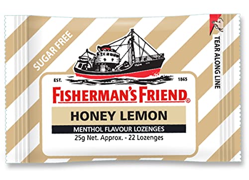 Fishermans Freund Honig Zitrone Zuckerfrei 25g x 12 von Fisherman''s Friend