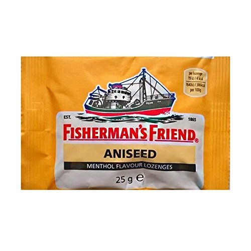 Fisherman’s Friend Lutschpastillen Anis, 25 g, 6 Packungen von Fishermans Friend